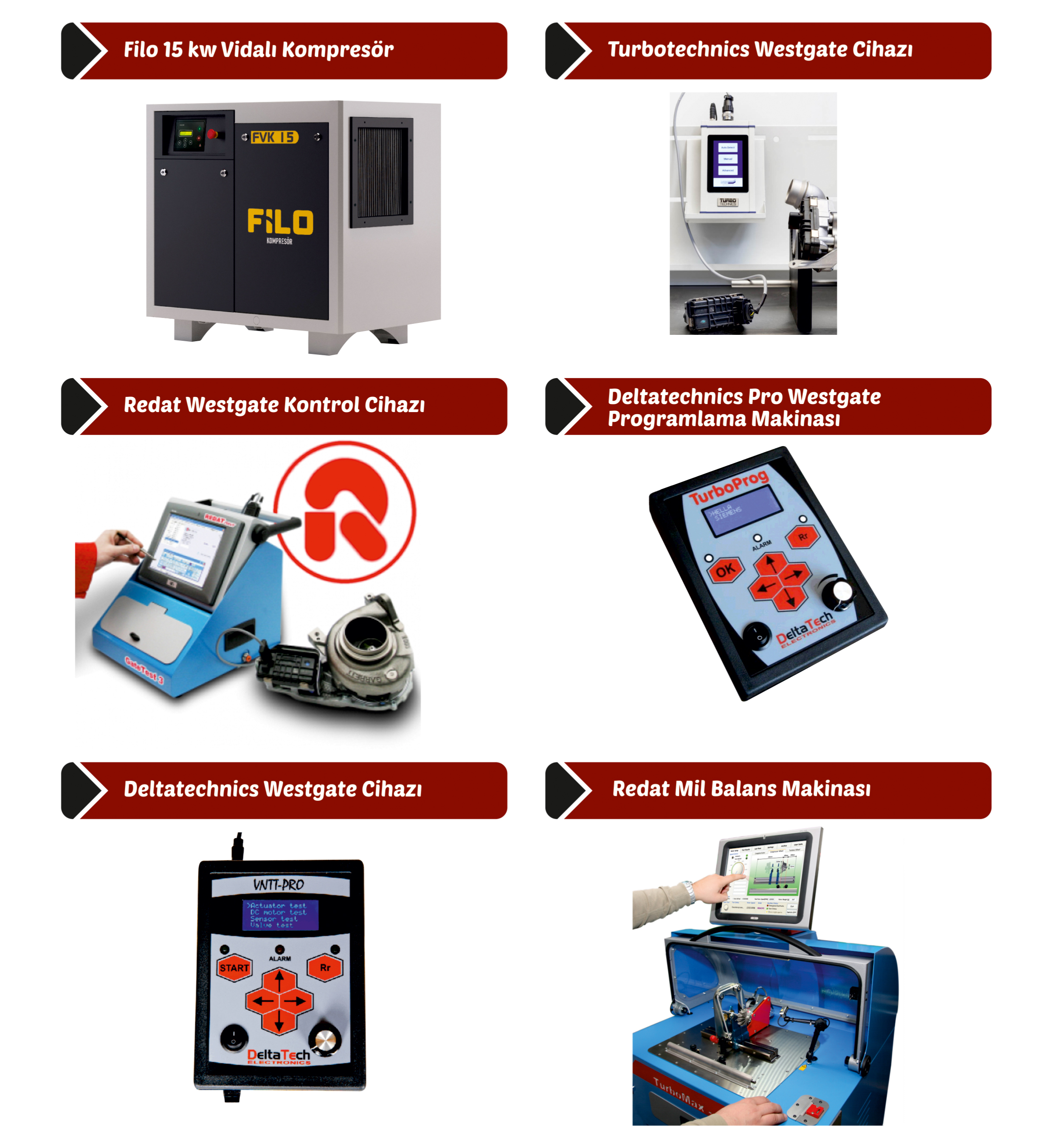 General Pompa test ve servis ekipmanları 3
